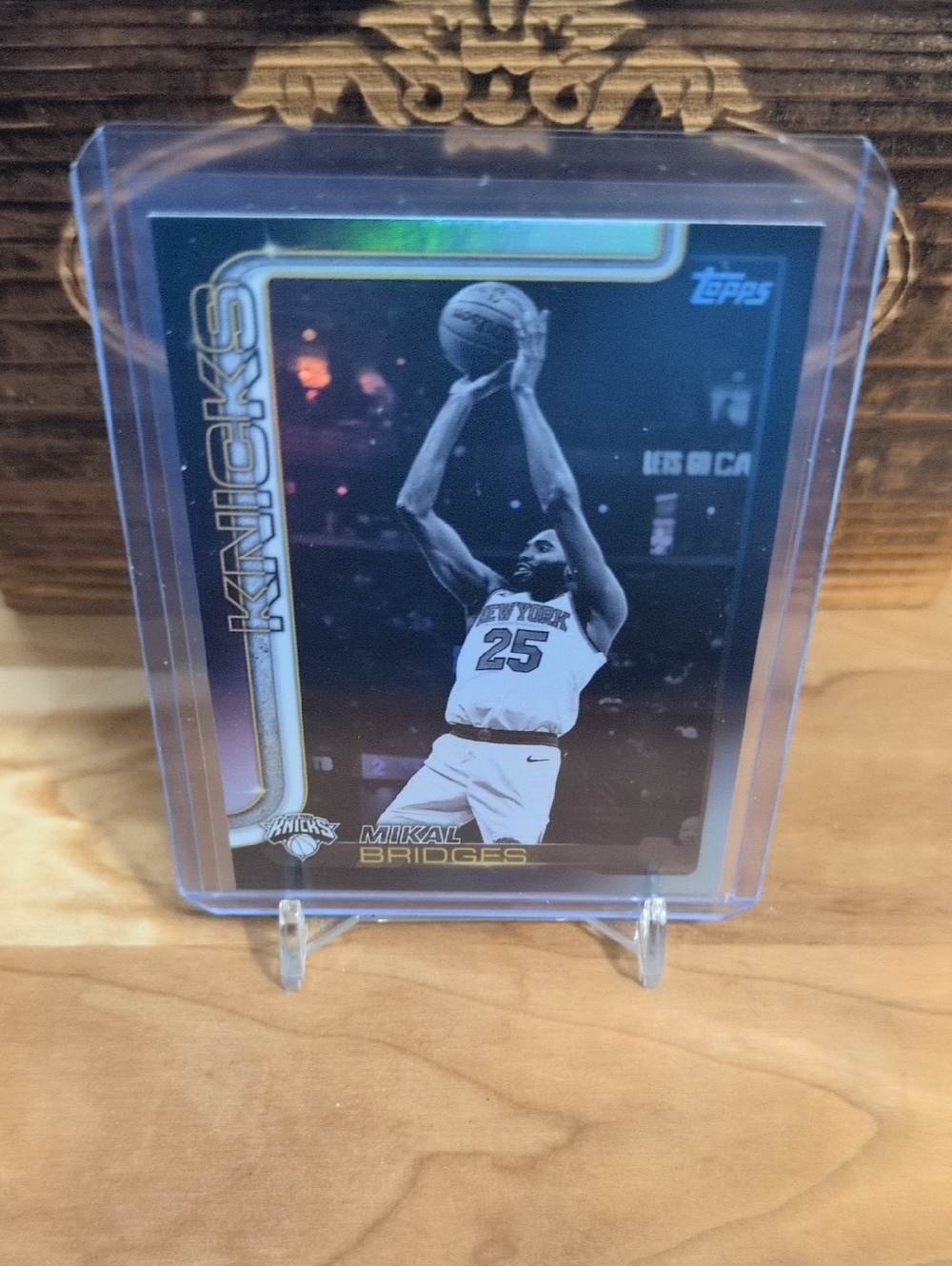 2025-26 Topps Mikal Bridges Blackout Foil Knicks 🔥🔥🔥